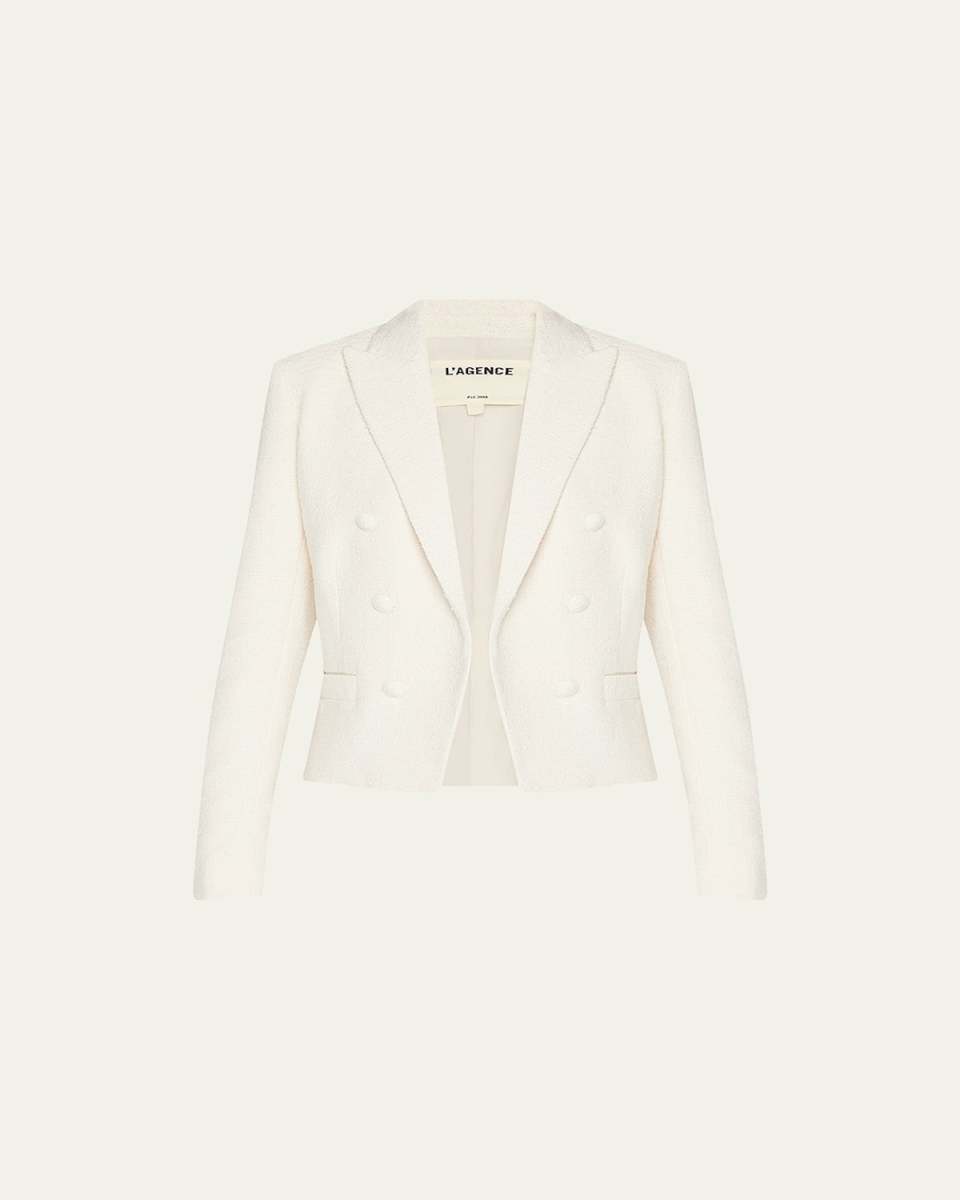 Brooke Double-Breasted Crop Blazer